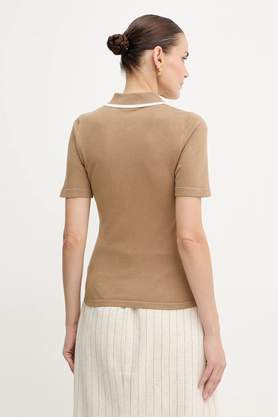 Îmbrăcăminte Morgan tricou polo MBICOSI bej