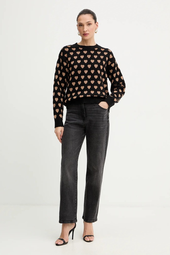 Morgan sweter MCOEUR czarny AW25