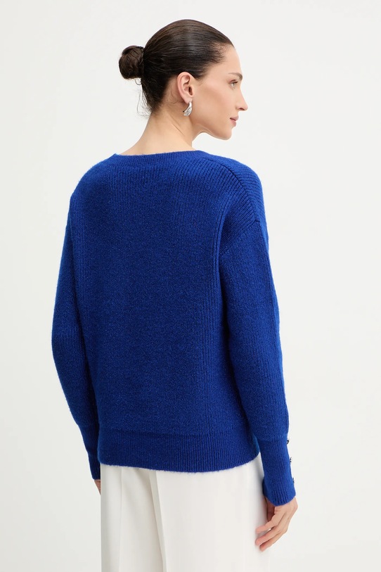 Morgan sweter z domieszką wełny MSTAR niebieski AW25