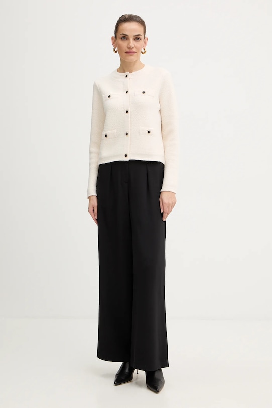Morgan cardigan din amestec de lână MVIC bej AW25
