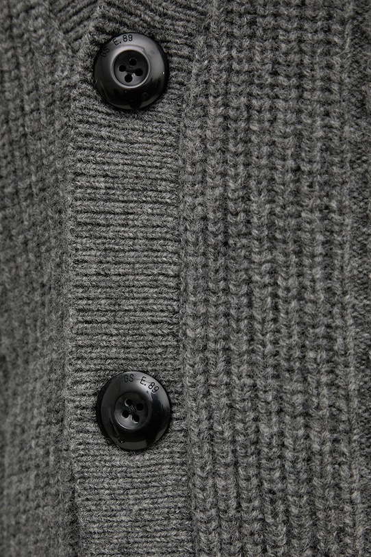 G-Star sweter wełniany 0 D27729.D770 szary