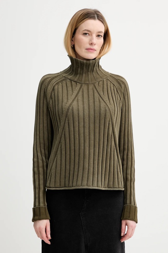 G-Star sweter bawełniany 0 bawełna zielony D27172.D630