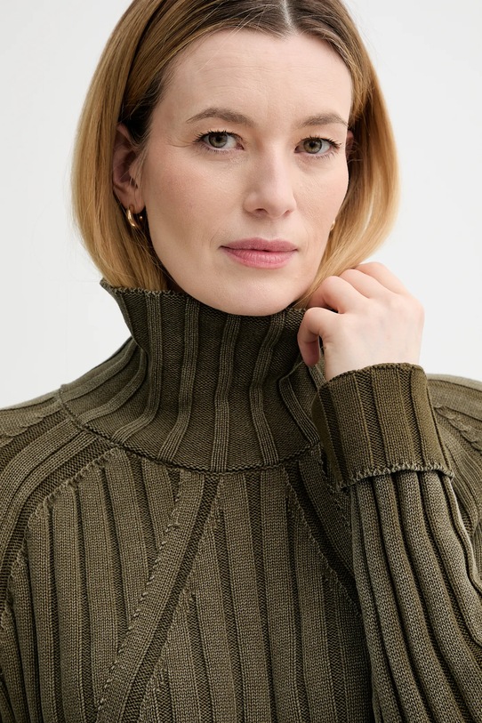 Bavlněný svetr G-Star zelená D27172.D630