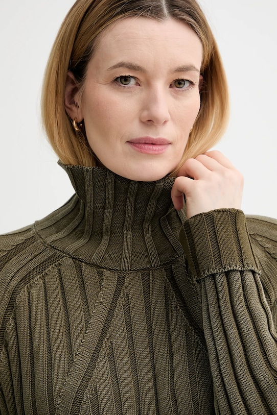 G-Star sweter bawełniany 0 zielony D27172.D630