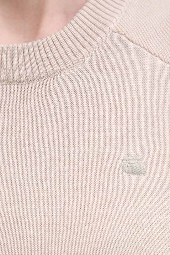 G-Star sweter wełniany 0 D27712.B692 beżowy