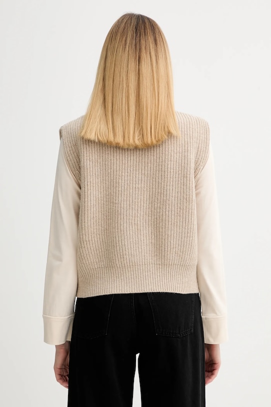 Odzież G-Star sweter wełniany 0 D27728.D770 beżowy