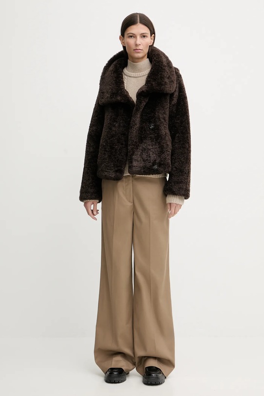 G-Star sweter wełniany 0 D27730.D770 beżowy AW25