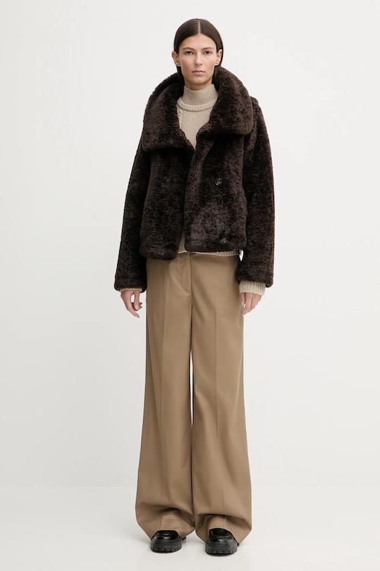 G-Star sweter wełniany 0 D27730.D770 beżowy AW25