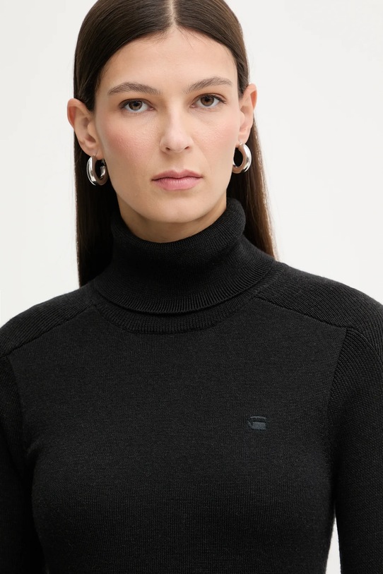 G-Star sweter wełniany 0 czarny D27713.B692