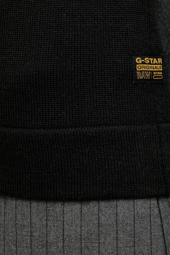G-Star sweter wełniany 0 D27713.B692 czarny