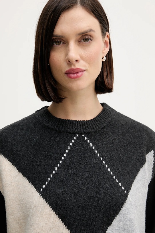 Pedro del Hierro kamizelka z domieszką wełny 5502018 szary