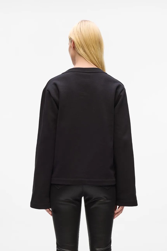 Μπλούζα από βαμβάκι Karl Lagerfeld A4W20040 μαύρο AW25