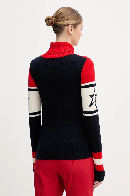 Odzież Perfect Moment sweter z wełny merino Schild W3000075 granatowy