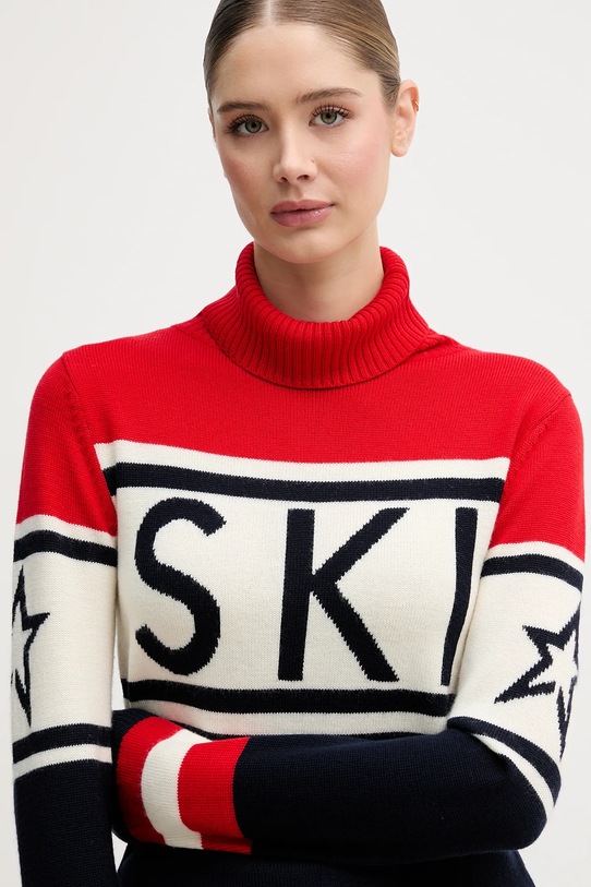 Perfect Moment sweter z wełny merino Schild granatowy W3000075