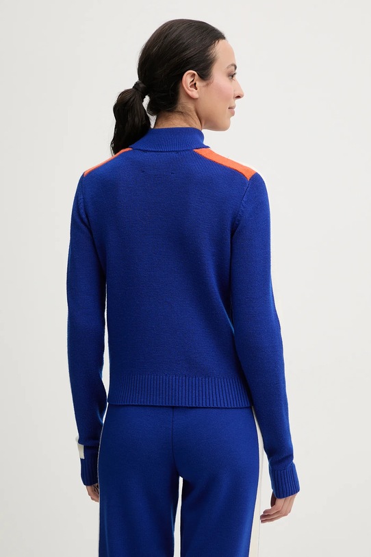 Odzież Perfect Moment sweter wełniany La Tour W3001107 niebieski