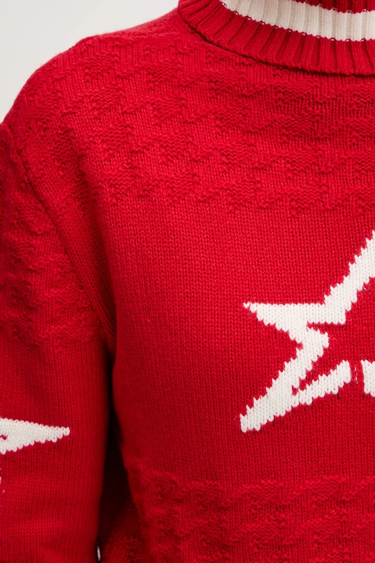 Perfect Moment sweter wełniany W3001261 czerwony