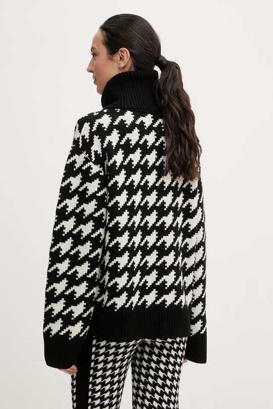 Odzież Perfect Moment sweter wełniany Chunky W3001263 czarny