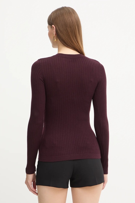 Oblačila Pulover z dodatkom volne Elisabetta Franchi MK33S57E2 bordo