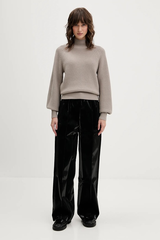 Светр з вовною HUGO 50548292 коричневий AW25