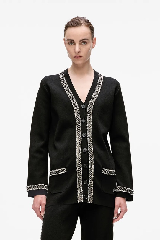 Жилетка Karl Lagerfeld шпиц черен A4W18036