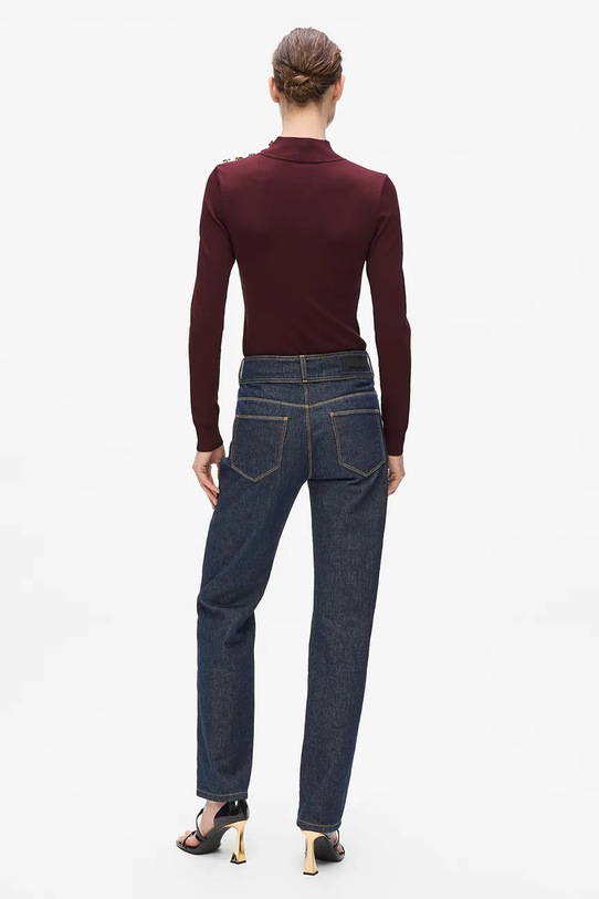 Karl Lagerfeld sweter bordowy A4W18038