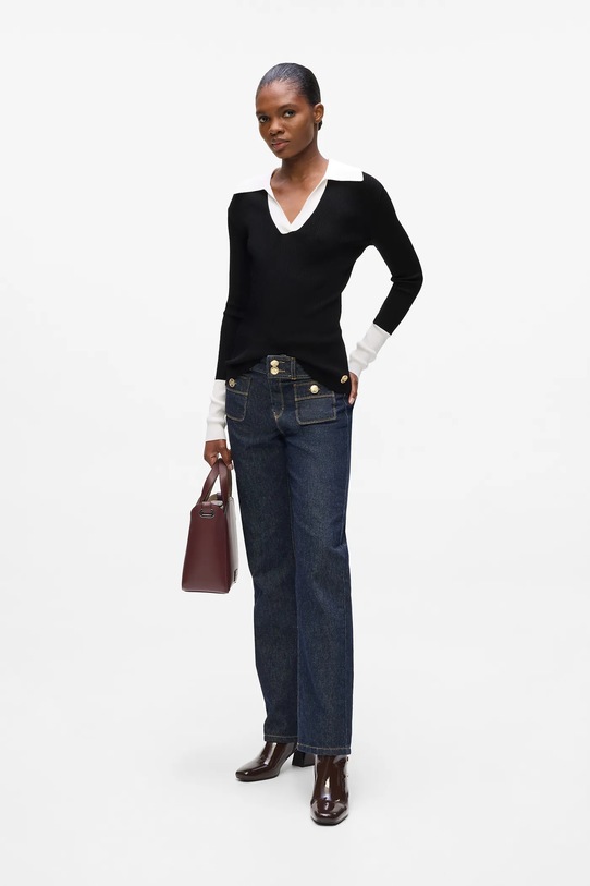 Karl Lagerfeld pulover negru A4W18043