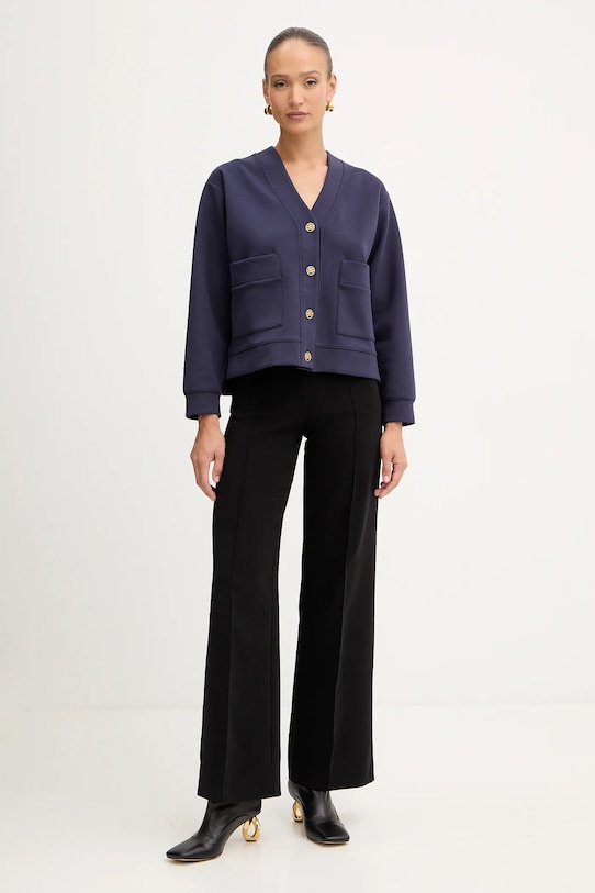 Karl Lagerfeld kardigan A4W20034 granatowy NC25