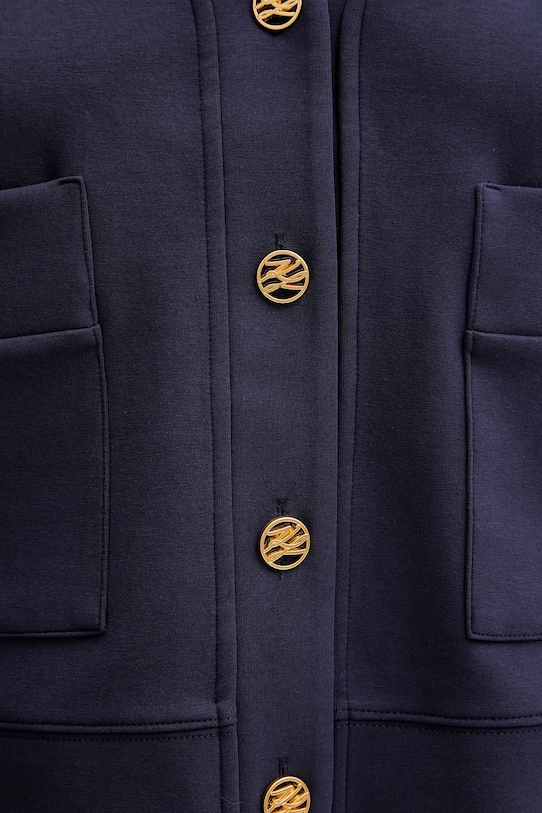 Karl Lagerfeld kardigan A4W20034 granatowy