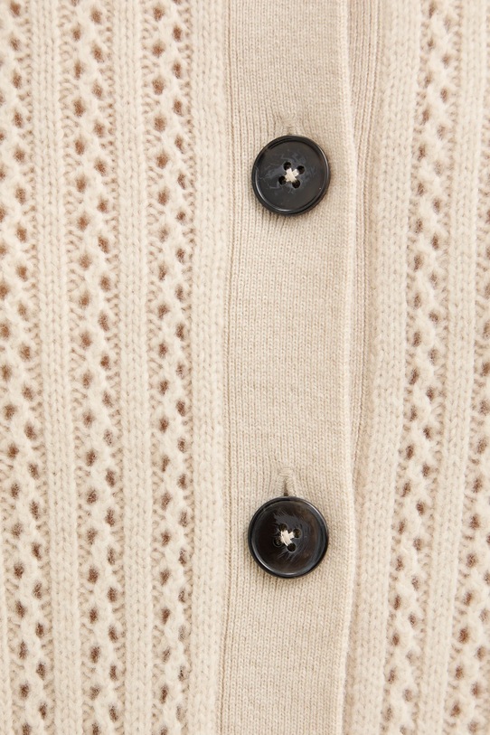 Marc O'Polo sweter wełniany 508605460209 beżowy