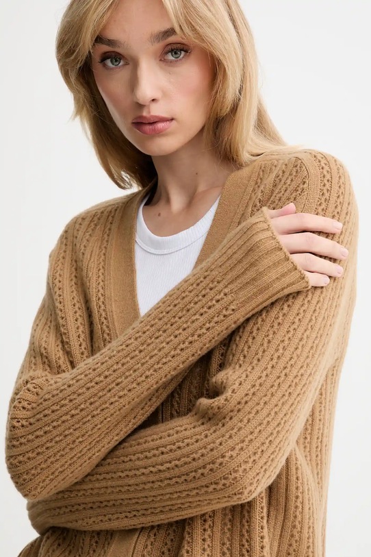 Marc O'Polo cardigan din lână bej 508605461075