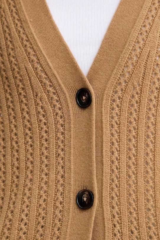 Marc O'Polo cardigan din lână 508605461075 bej