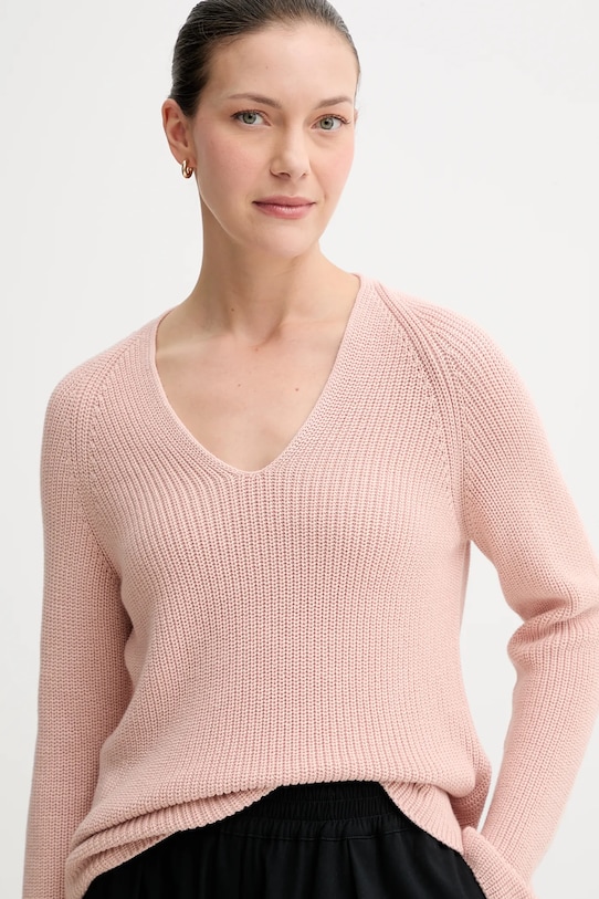 Marc O'Polo sweter bawełniany różowy 508605960097