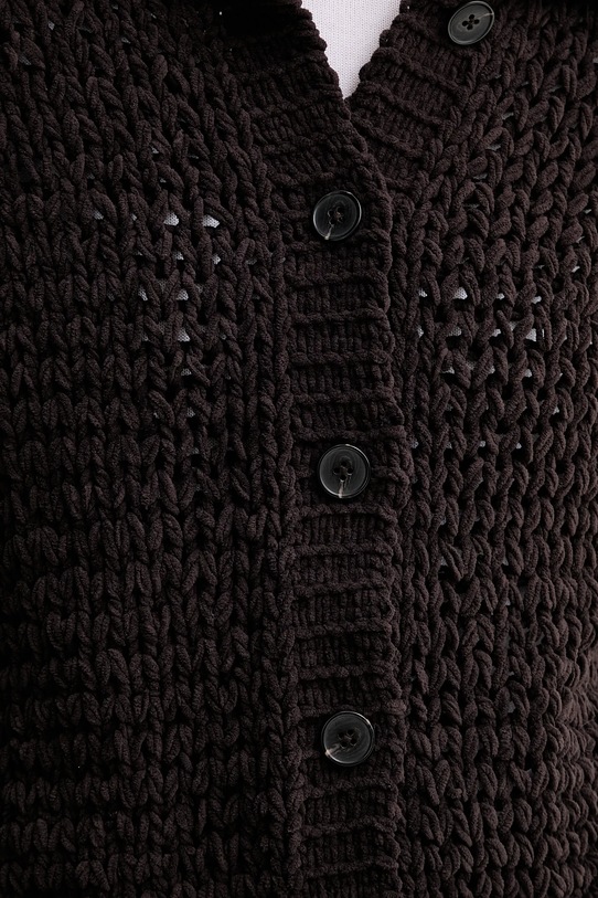 Marc O'Polo kardigan 508607661083 brązowy