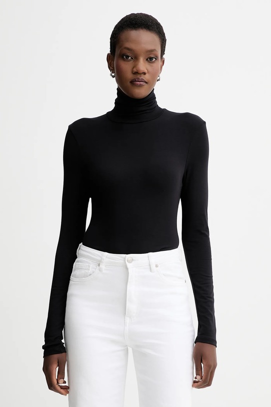 Marc O'Polo longsleeve z elastanem czarny 509215752177