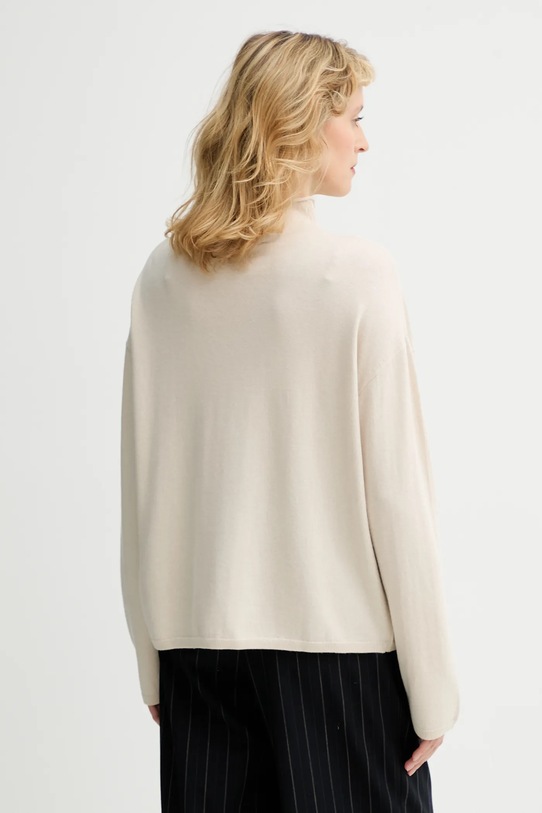 Odzież Marc O'Polo sweter z dodatkiem wełny 509511860481 beżowy