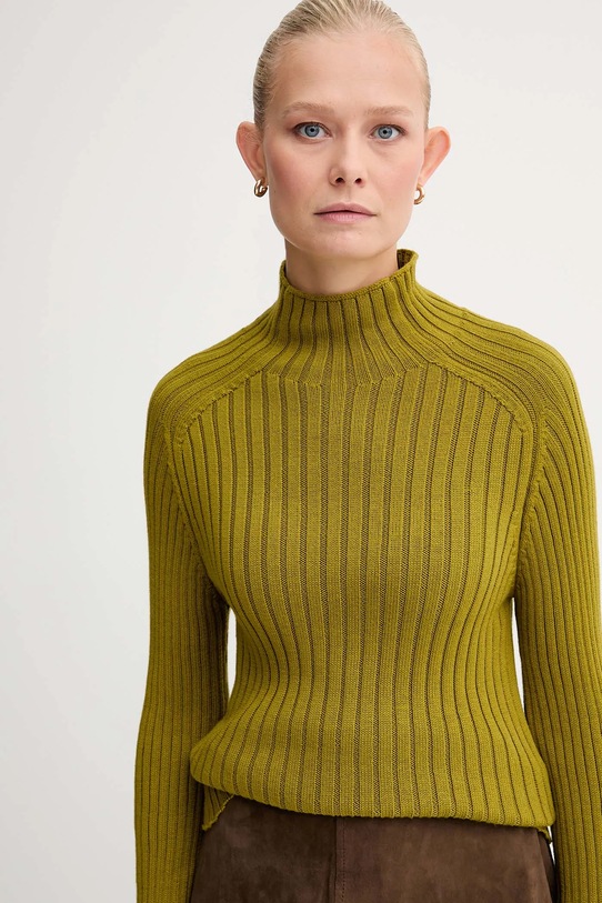 Marc O'Polo sweter bawełniany zielony 509605960173