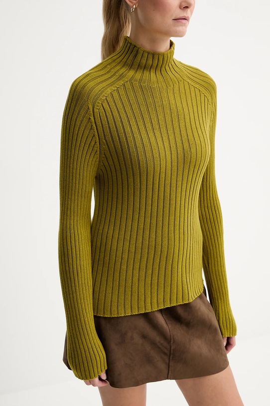 Marc O'Polo sweter bawełniany 509605960173 zielony