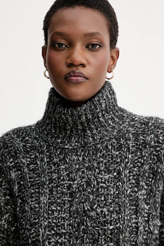 Marc O'Polo sweter z dodatkiem wełny szary 509608560193