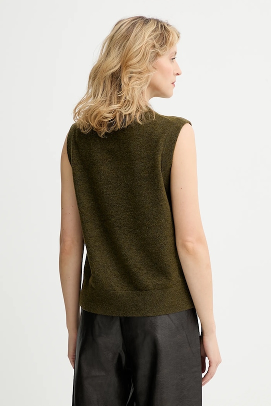 Odzież Marc O'Polo kamizelka z domieszką wełny 5000006924 zielony