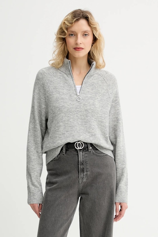 Marc O'Polo maglione con lana melange grigio 5000006931