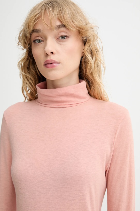 Хлопковый лонгслив Marc O'Polo розовый 5000007063