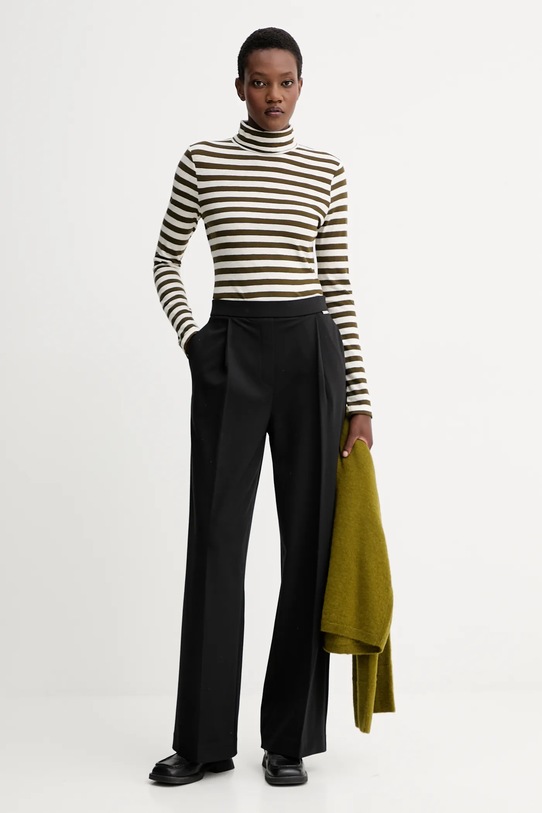 Marc O'Polo longsleeve bawełniany 5000007075 zielony AW25