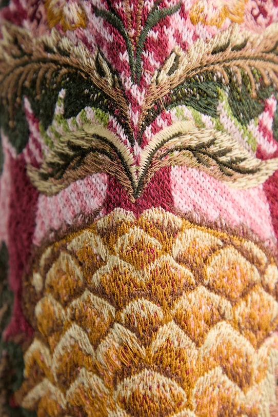 Хлопковый кардиган Barbour x Farm Rio LKN1717 розовый