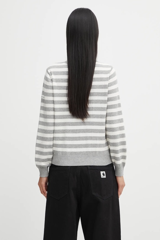 Odzież Barbour sweter z domieszką kaszmiru Lois Knitted Jumper LKN1707WH51 szary