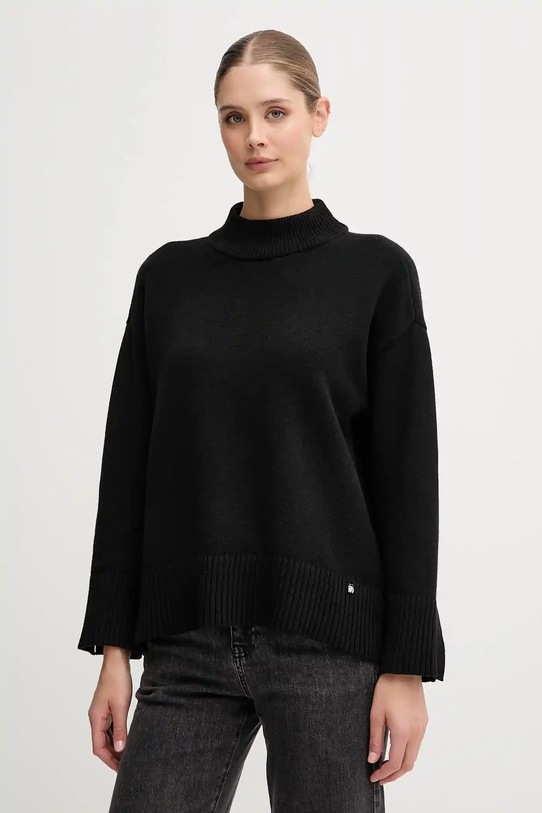 Dkny pulover subtiri negru DJ5R0889