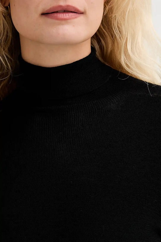 ISABELLE BLANCHE pulover de lână IS25FW.M111.F001 negru