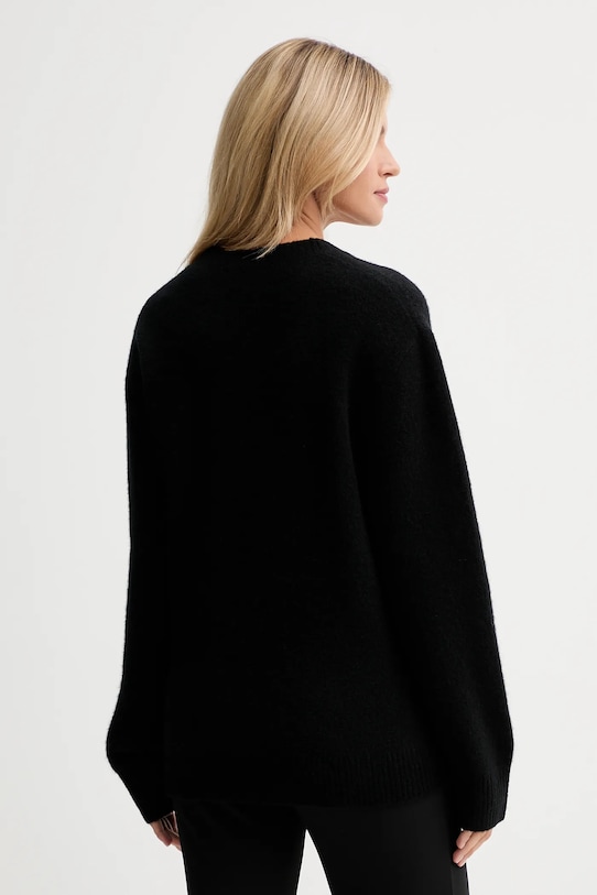 Odzież ISABELLE BLANCHE kardigan z dodatkiem wełny IS25FW.M152.F007 czarny