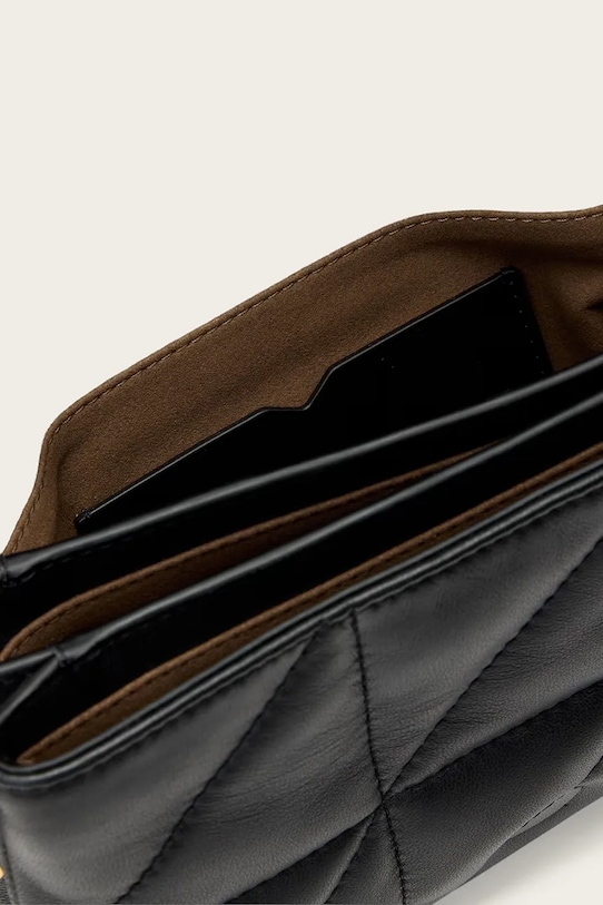 AllSaints torebka skórzana JUPITER W211XD czarny