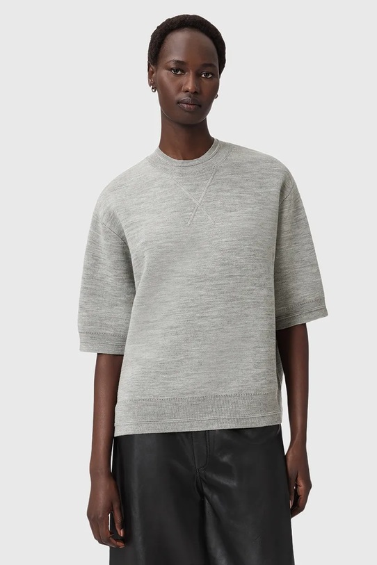 Свитер AllSaints NIKA шерсть серый W011KD