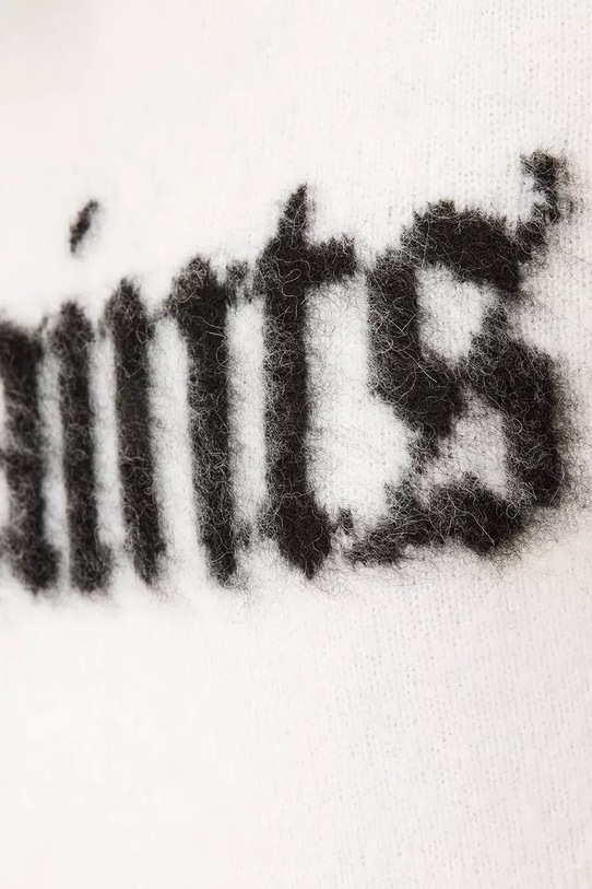 AllSaints pulover din amestec de lână SAINTS W100KD alb AW25